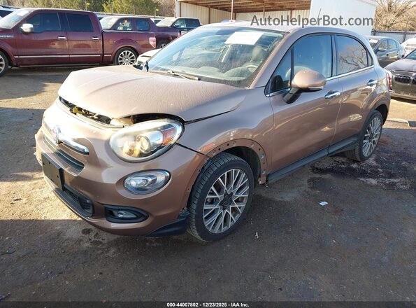 ZFBCFXDB9JP637366 2018 FIAT 500X Brown Front left