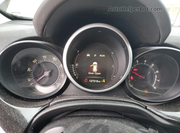 ZFBCFXDT6GP511256 2016 FIAT 500X Black Instrument cluster view