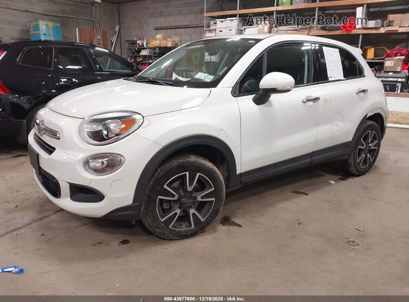 ZFBCFYAB0HP533112 2017 FIAT 500X White Առջևի ձախ երեք քառորդ տեսարան