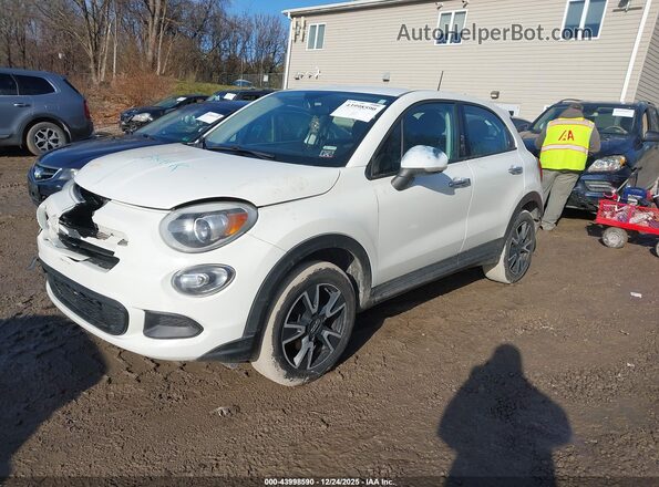 ZFBCFYAB9JP702338 2018 FIAT 500X White წინა მარცხენა ხედი სამი მეოთხედიდან