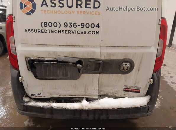 ZFBERFAB8J6L14754 2018 RAM PROMASTER CITY White 