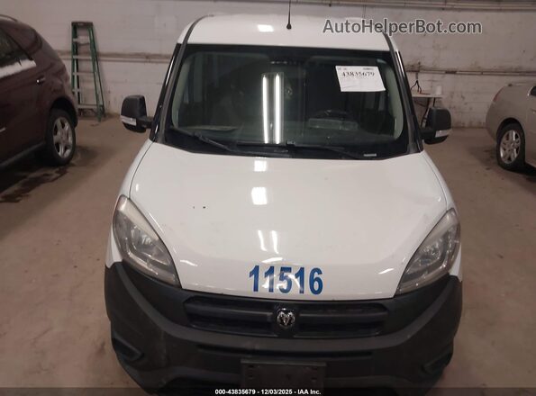 ZFBERFAT9G6B65257 2016 RAM PROMASTER CITY White Instrument cluster view