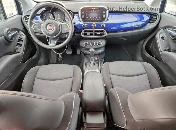 ZFBNFYA10LP872719 2020 FIAT 500X Blue Առջևի վահանակի տեսք