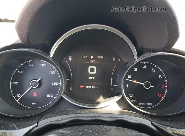 ZFBNFYB14LP852178 2020 FIAT 500X Black Սարքավորումների վահանակի տեսք