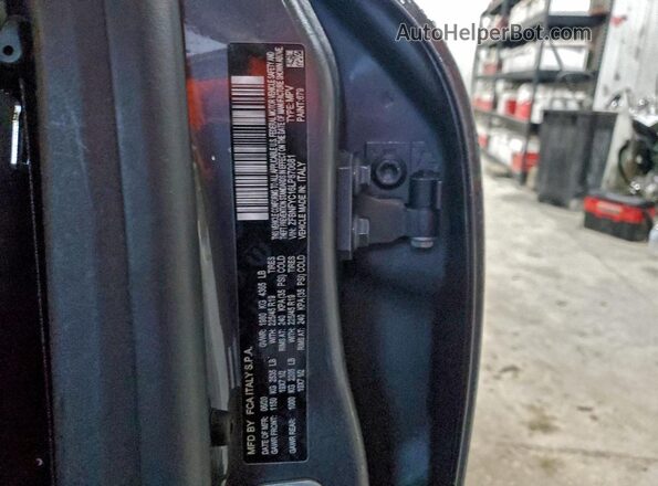 ZFBNFYC16LP870681 2020 FIAT 500X Gray VIN կոդի պիտակի տեսք