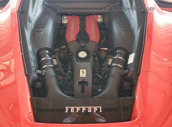 ZFF79ALA3J0236790 2018 FERRARI 488 Red უკანა სალონის ხედი