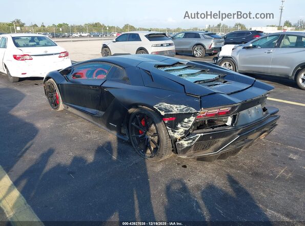 ZHWUG4ZD4JLA06825 2018 LAMBORGHINI AVENTADOR Black Հետևի ձախ