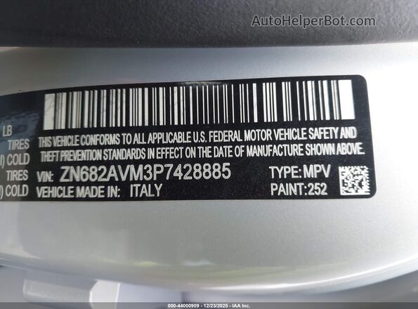 ZN682AVM3P7428885 2023 MASERATI GRECALE Серый Вид подкапотного пространства