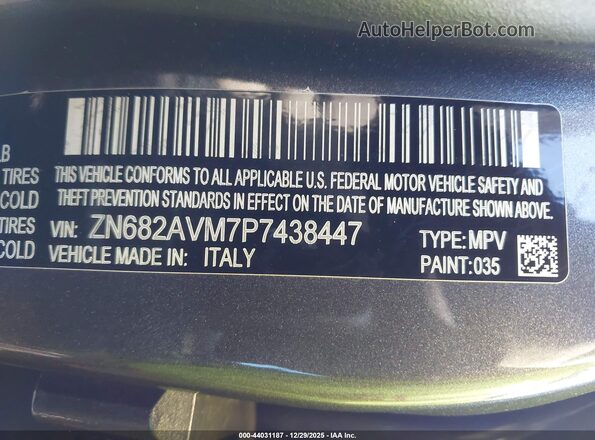 ZN682AVM7P7438447 2023 MASERATI GRECALE Gray 