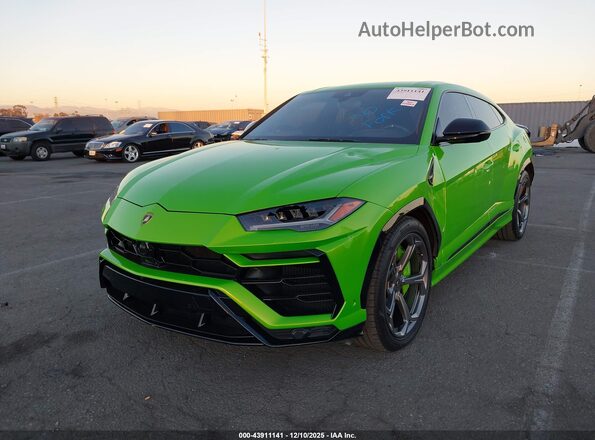 ZPBUA1ZL2KLA04966 2019 LAMBORGHINI URUS Зеленый Передняя левая четверть