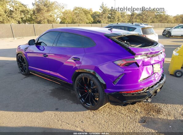 ZPBUA1ZL8MLA13335 2021 LAMBORGHINI URUS Purple Задня ліва чверть