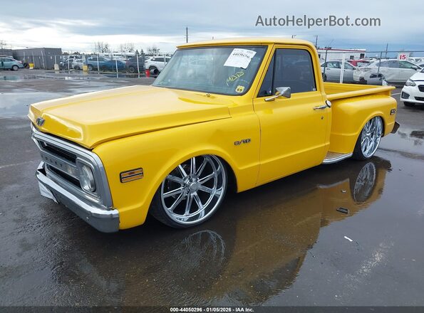 CE149Z897579      1970 CHEVROLET C10 Желтый Передняя левая четверть