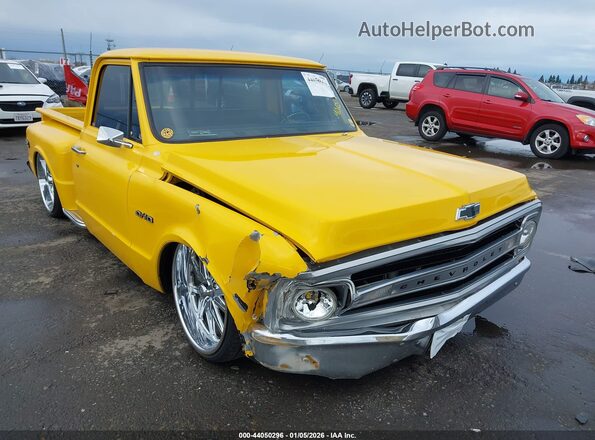 CE149Z897579      1970 CHEVROLET C10 Желтый Вид спереди