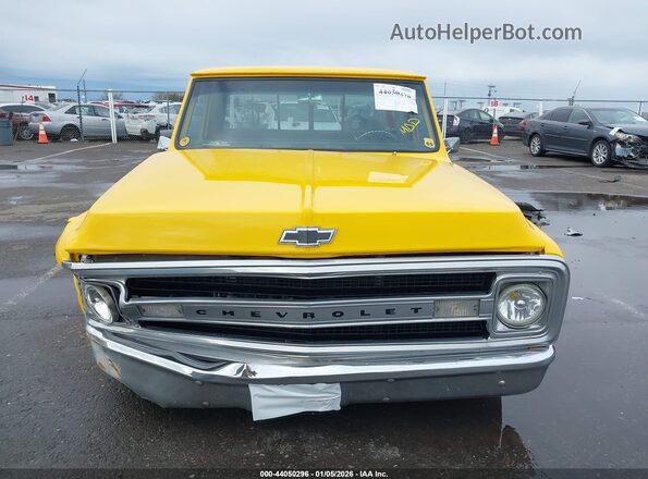 CE149Z897579      1970 CHEVROLET C10 Желтый Вид щитка приборов