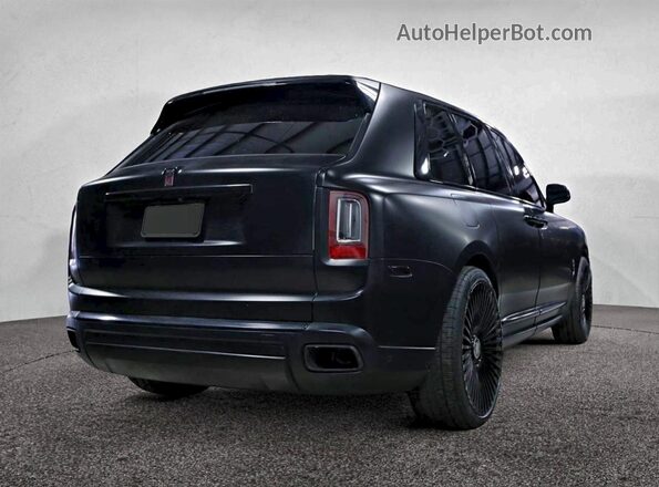 SLA689X52KU113931 2019 ROLLS-ROYCE CULLINAN Черный Вид спереди