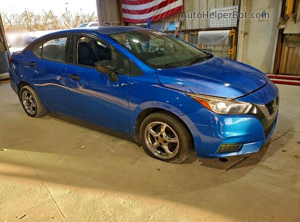 3N1CN8DV3NL825935 2022 NISSAN VERSA Blue Front view