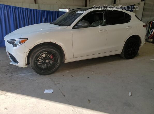 ZASPAKBN6M7D08889 2021 ALFA ROMEO STELVIO Белый Задняя левая четверть