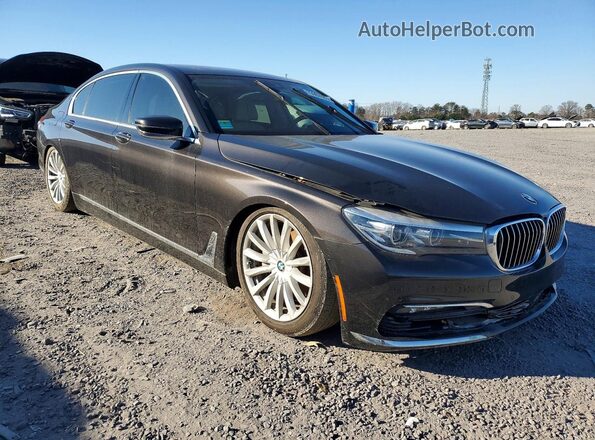 WBA7E2C52GG548096 2016 BMW 7 SERIES Black Front view