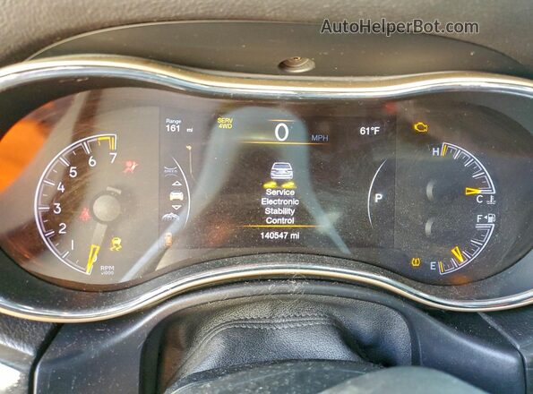 1C4RJFBG9HC734857 2017 JEEP GRAND CHER Черный Вид задних сидений