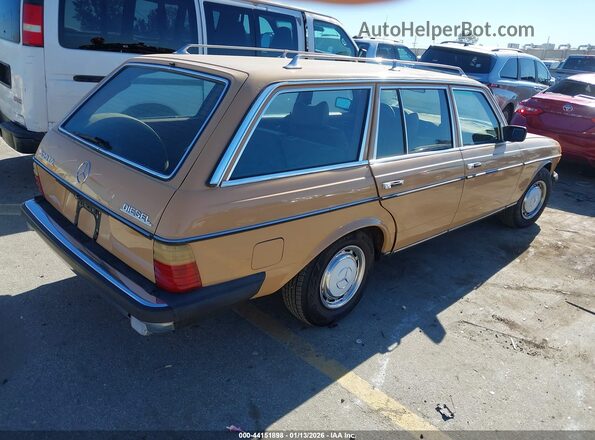 12319012010011    1979 MERCEDES-BENZ 300 Brown Trasero derecho