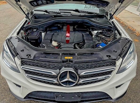 4JGDA6EB6JB072804 2018 MERCEDES-BENZ GLE Белый Вид задней части салона