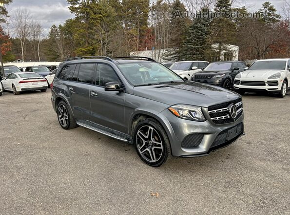 4JGDF7DE2HA962560 2017 MERCEDES-BENZ GLS-CLASS Gray Trasero izquierdo