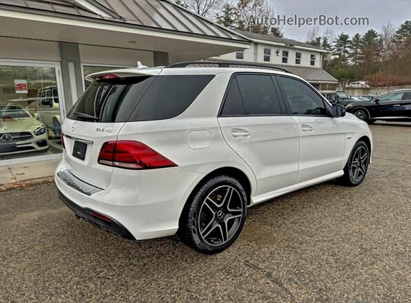 4JGDA6EB6JB072804 2018 MERCEDES-BENZ GLE Белый Вид спереди