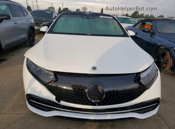 W1KCG2DB0PA032229 2023 MERCEDES-BENZ EQS White Widok z tyłu