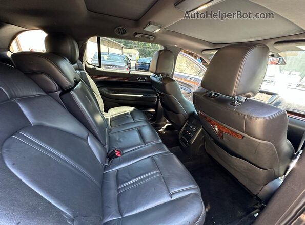 2LMHJ5NK3HBL01668 2017 LINCOLN MKT Black Widok wnętrza z przodu