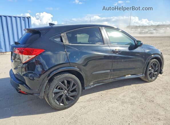 3CZRU5H14MM733185 2021 HONDA HR-V Черный Передняя правая четверть