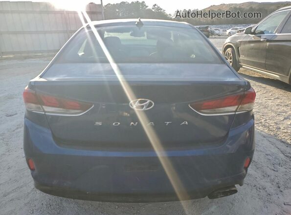 5NPE34AF8JH719475 2018 HYUNDAI SONATA Blue 