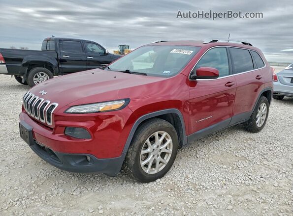 1C4PJLCB8HD233753 2017 JEEP GRAND CHER Red Tył lewy