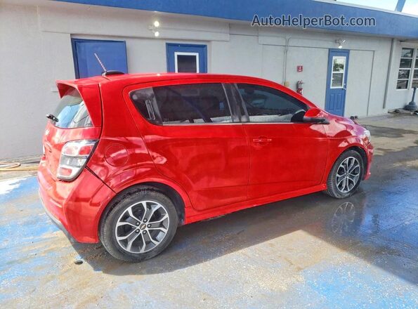 1G1JD6SB5H4142044 2017 CHEVROLET SONIC Red Przód prawy