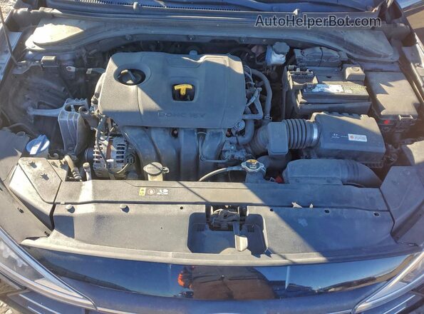 KMHD74LF4KU859331 2019 HYUNDAI ELANTRA Black Engine compartment view