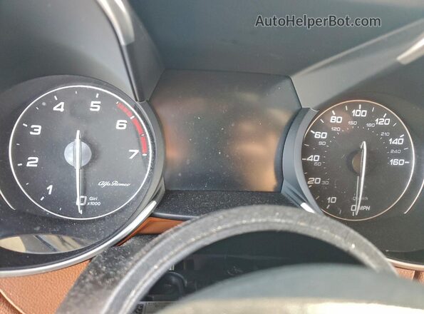 ZARFAMANXK7599319 2019 ALFA ROMEO GIULIA Gray Հետևի նստատեղերի տեսք