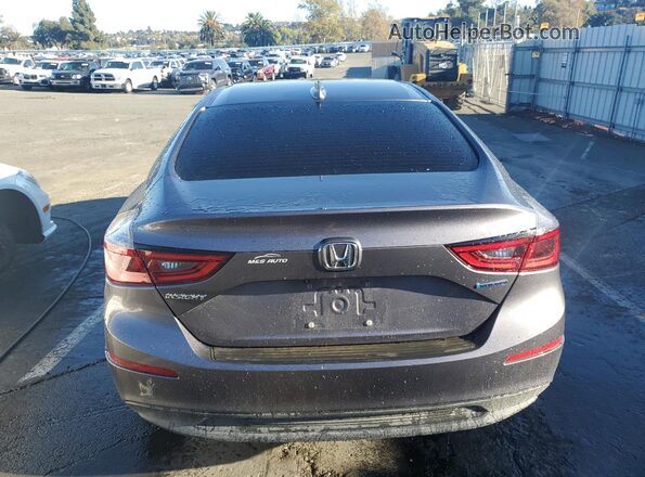 19XZE4F57NE003883 2022 HONDA INSIGHT Gray Вид салону спереду