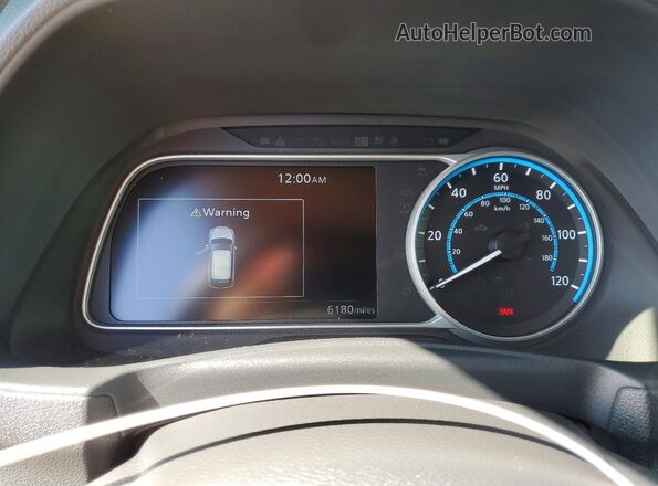 1N4CZ1CV4PC557962 2023 NISSAN LEAF White Widok tylnych siedzeń