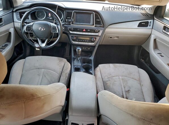 5NPE34AF8JH719475 2018 HYUNDAI SONATA Blue 
