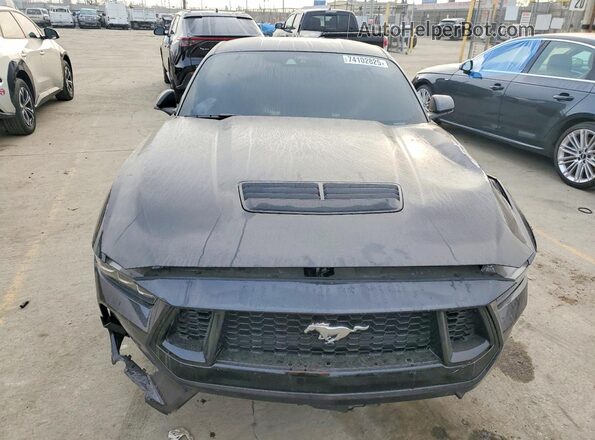 1FA6P8CF7R5428741 2024 FORD MUSTANG Черный Вид сзади