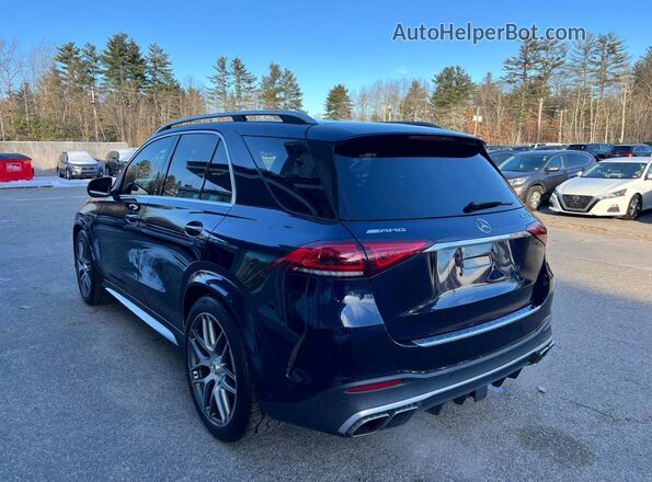 4JGFB8KB8NA820535 2022 MERCEDES-BENZ GLE Blue Задня права чверть