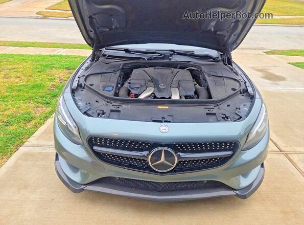 WDDXK8CB3HA019349 2017 MERCEDES-BENZ S Gray წინა პანელის ხედი