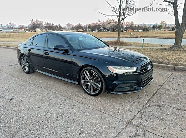 WAUH2AFC9GN146010 2016 AUDI S6 Black Հետևի ձախ