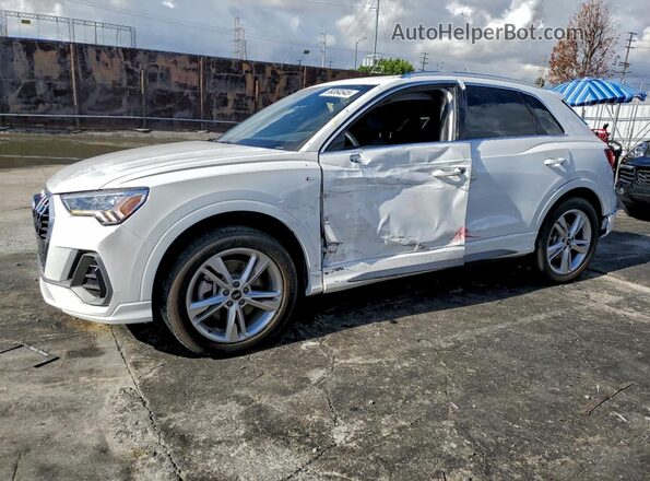 WA1EECF36N1138521 2022 AUDI Q3 White Tył lewy