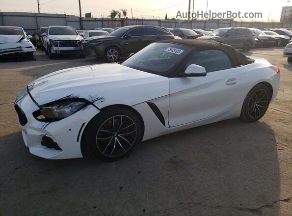 WBAHF3C05NWX77919 2022 BMW Z4 White Задня ліва чверть