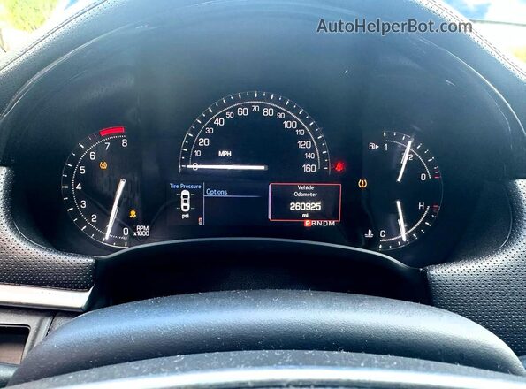 2G61U5S34K9114866 2019 CADILLAC XTS Black Widok zestawu wskaźników