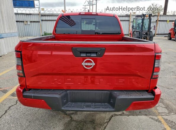 1N6ED1EJ2SN640408 2025 NISSAN FRONTIER Red Widok wnętrza z przodu