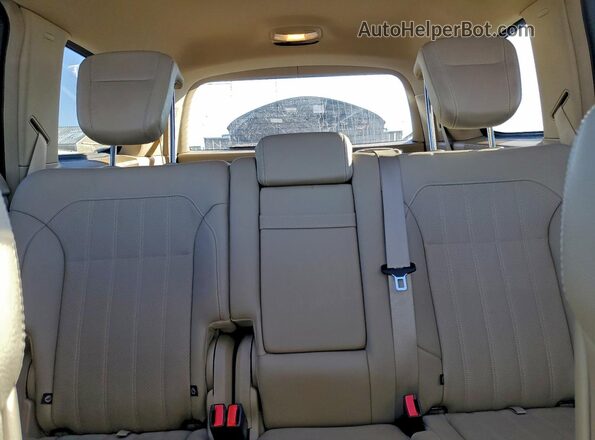4JGDF6EE0GA696365 2016 MERCEDES-BENZ GL-CLASS Silver Rear interior view