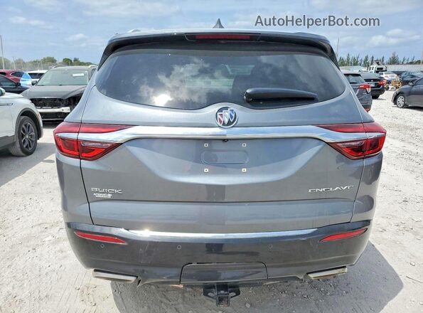5GAERBKW4JJ212874 2018 BUICK ENCLAVE Gray Widok wnętrza z przodu