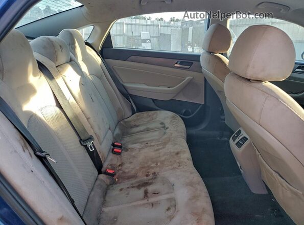 5NPE34AF8JH719475 2018 HYUNDAI SONATA Blue 