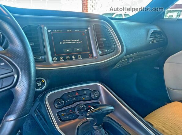 2C3CDZBT6NH207173 2022 DODGE CHALLENGER Silver Rear seats view
